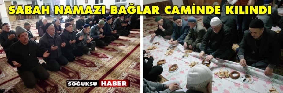 SABAH NAMAZI BAĞLAR CAMİİNDE KILINDI