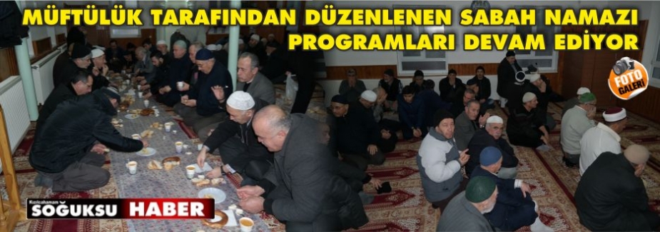 SABAH NAMAZI TEPEBAŞI CAMİİNDE KILINDI