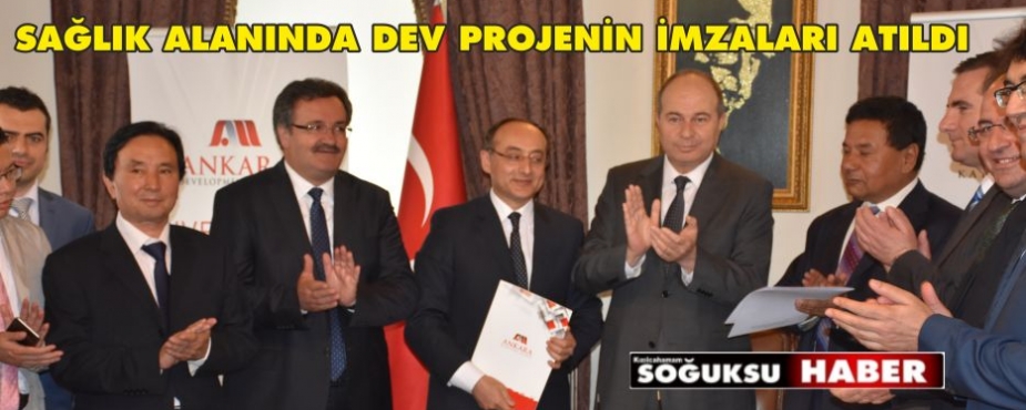 SAĞLIK ALANINDA DEV PROJENİN İMZALARI ATILDI