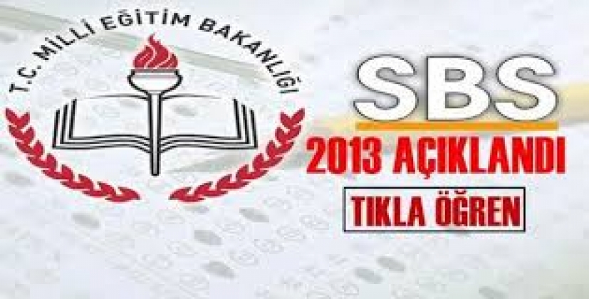 SBS SONUÇLARI İÇİN TIKLAYIN