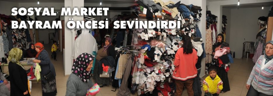 SOSYAL MARKET ÖĞRENCİLERE KIYAFET DAĞITTI