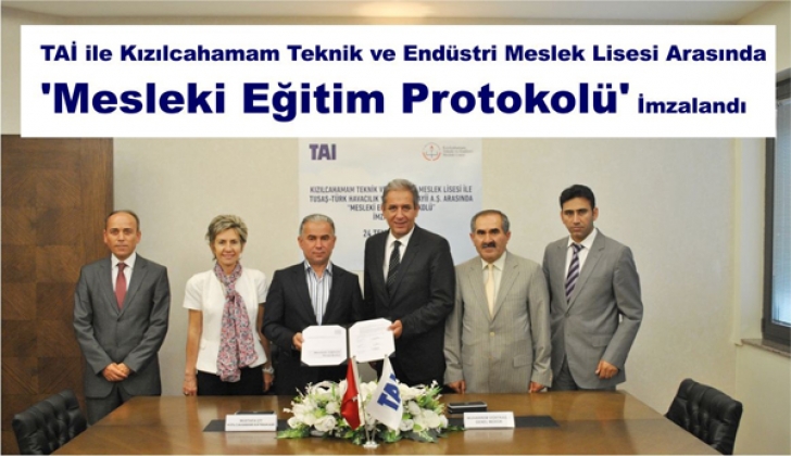 TAİ İLE KATEM ARASINDA 'MESLEKİ EĞİTİM PROTOKOLÜ' İMZALANDI