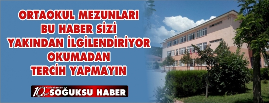 TERCİH YAPMADAN BU HABERİ OKUYUN