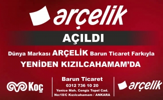 ARÇELİK YENİDEN KIZILCAHAMAM'DA