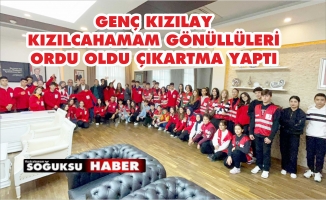 GENÇ KIZILAY ÇIKARTMA YAPTI