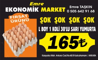 EMRE EKONOMİK MARKET YUMURTA DA KAMPANYA