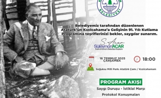 ATATÜRK'ÜN KIZILCAHAMAM'A GELİŞİNİN 91. YILI KUTLAMA PROGRAMI DÜZENLENECEK