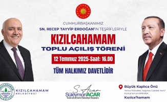 KIZILCAHAMAM'DA TARİHİ GÜN AÇILIŞ TÖRENİ