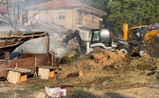 ABACI MAHALLESİN YANGIN MEYDAN GELDİ