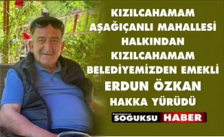 ERDUN ÖZKAN HAKKA YÜRÜDÜ