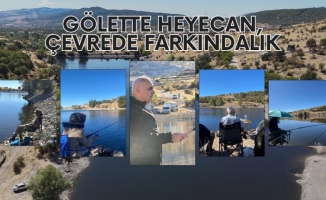 BALIK TUTMA YARIŞMASI İLE DOĞADA TEMİZLİK ÇALIŞMASI YAPILDI