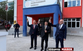 KIZILCAHAMAM'DA İLK DERS ZİLİ ÇALDI