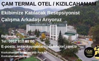 ÇAM OTELE RESEPSİYONİST PERSONEL ALINACAK