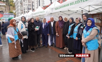 KADINLARDAN GAZZEYE 24 BİN TL YARDIM