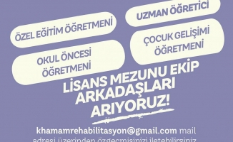 ÖZEL EĞİTİM MESLEK PERSONELİ ARANIYOR