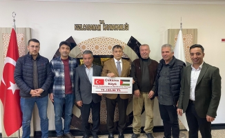 ÇUKURCA KÖYÜNDEN FİLİSTİNE 70 BİN TL YARDIM TOPLANDI