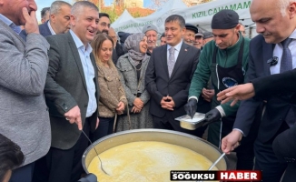 KIZILCAHAMAM'IN BEYAZ ALTIN HALKA TATDIRILDI
