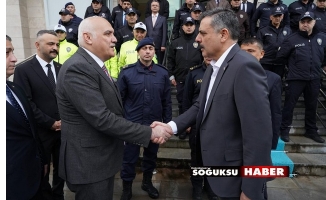 İÇİŞLERİ BAKANI MUSTAFA ÇİFTÇİ KIZILCAHAMAM İLÇE EMNİYET MÜDÜRLÜĞÜNÜ ZİYARET ETTİ