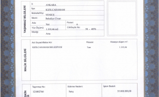 SATAN DEĞİL, ALAN BELEDİYE