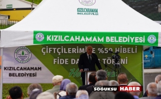 KIZILCAHAMAM BELEDİYESİ TARAFINDAN FİDE DAĞITIMI YAPILDI