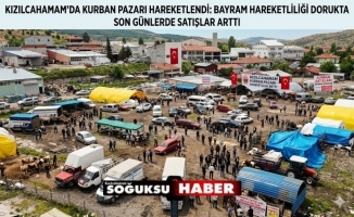 KIZILCAHAMAMDA KURBAN SATIŞLARI DEVAM EDİYOR
