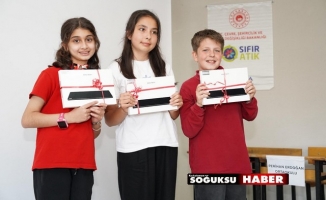 SIFIR ATIK BİLGİSİ TABLET KAZANDIRDI