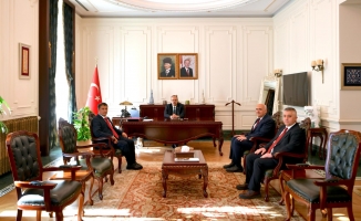 KIZILCAHAMAM'DAN ANKARA VALİSİNE HAYIRLI OLSUN ZİYARETİ