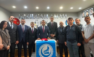 ÜLKÜ OCAKLARI KIZILCAHAMAM İLÇE BAŞKANLIĞINDA BAYRAK DEĞİŞİMİ: KEMAL YILMAZ GÖREVE ATANDI