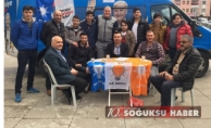 AK PARTİ GENÇLİK KOLLARI ÜYE STANDI AÇTI