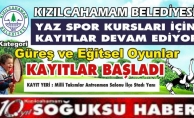 GÜREŞ YAZ KURSU KAYITLARI İÇİN ACELE EDİN