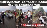 KIZILCAHAMAM'DA TRAFİK KAZASI