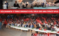 KIZILCAHAMAM’DA 15 TEMMUZ ANMA ETKİNLİĞİ