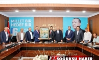 KIZILCAHAMAM’DAN AK PARTİ İL BAŞKANLIĞINA HAYIRLI OLSUN ZİYARETİ