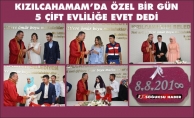 ÖZEL GÜNDE NİKAHLARI KIYILDI