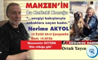 MAHZEN'İN BU HAFTAKİ KONUĞU NERİME AKYOL OLACAK