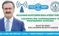 ÜCRETSİZ İNTERNET HİZMETİNİN AÇILIŞINA DAVET