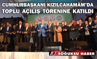 CUMHURBAŞKANI ERDOĞAN KIZILCAHAMAMLILARLA BULUŞTU