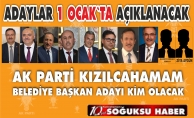 ADAYLAR 1 OCAK'TA BELİRLENECEK