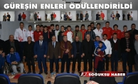 “GÜREŞİN ENLERİ” ÖDÜL TÖRENİ DÜZENLENDİ