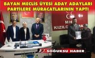 İKİ PARTİYE BAYAN MECLİS ÜYESİ ADAY ADAYI