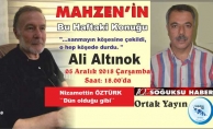 MAHZEN'İN BU HAFTAKİ KONUĞU ALİ ALTINOK