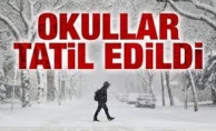 OKULLAR TATİL EDİLDİ