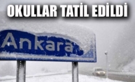 VALİ ŞAHİN AÇIKLADI! ANKARA'DA OKULLAR TATİL EDİLDİ...