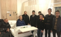 ÜLKÜ OCAKLARINDAN HASTANE ZİYARETİ