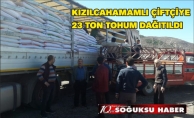 23 TON TOHUM DAĞITILDI