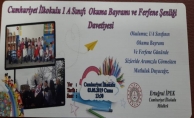 CUMHURİYET İLKOKULUNDAN DAVET