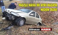 TRAFİK KAZALARINDA 3 KİŞİ YARALANDI