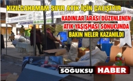 KADINLAR GERİ DÖNÜŞÜME KATKI SAĞLADI