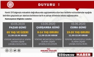 ÇIKACAKLARI GÜN VE SAATLER BELİRLENDİ