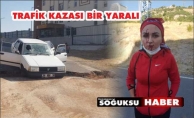 ÇUKURA DÜŞEN ARAÇTA BİR KİŞİ YARALANDI